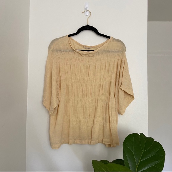 Black Crane Box Top, colour: vanilla, size: small, slow fashion, sustainable. - Picture 6 of 8